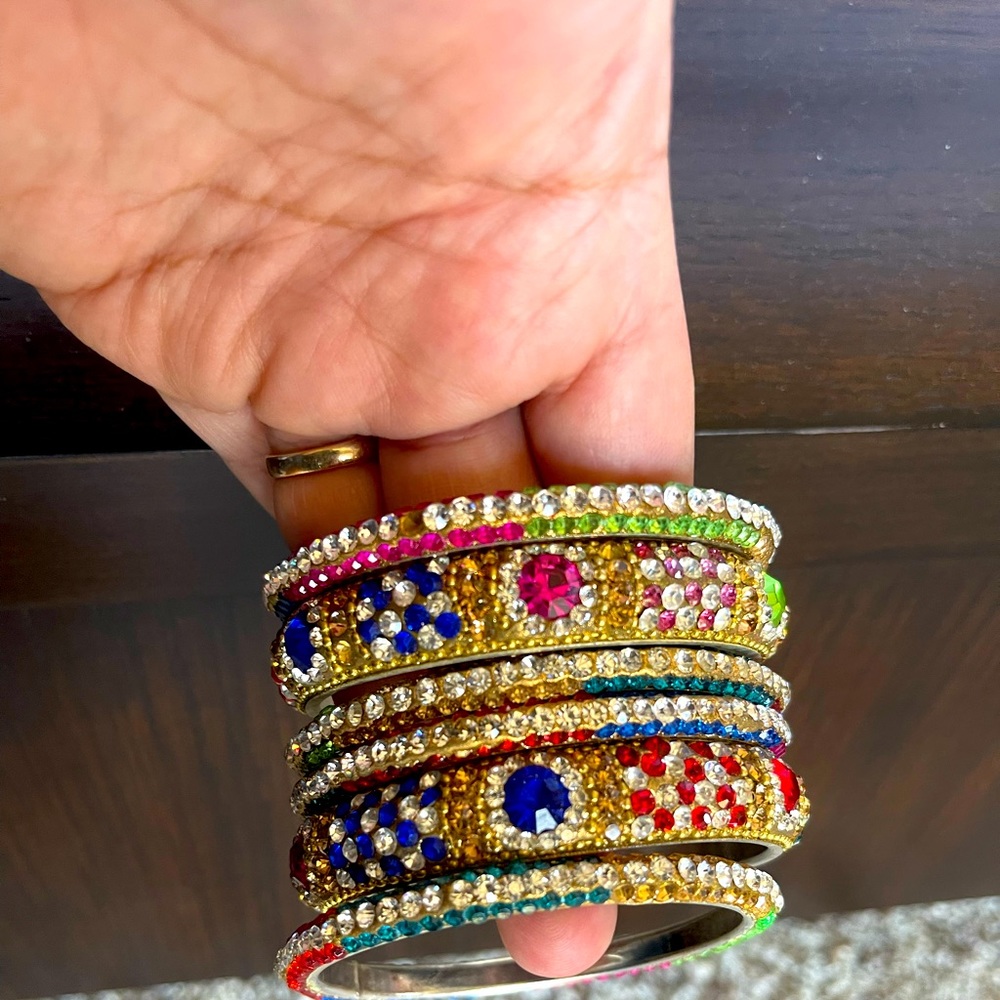 Multi-Colored Indian Party Bangles - image 3